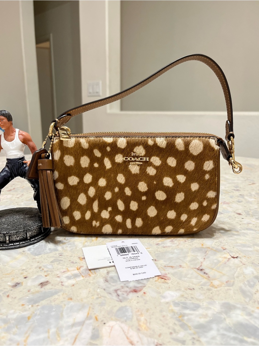 NWT Coach Nolita 19 With Deer Print